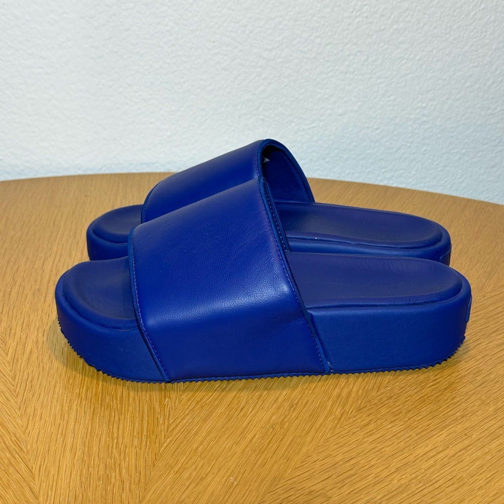 NEW Adidas Y-3 Yohji Yamamoto Slides Sandals Ink Blue ID4445 Men's Size 9